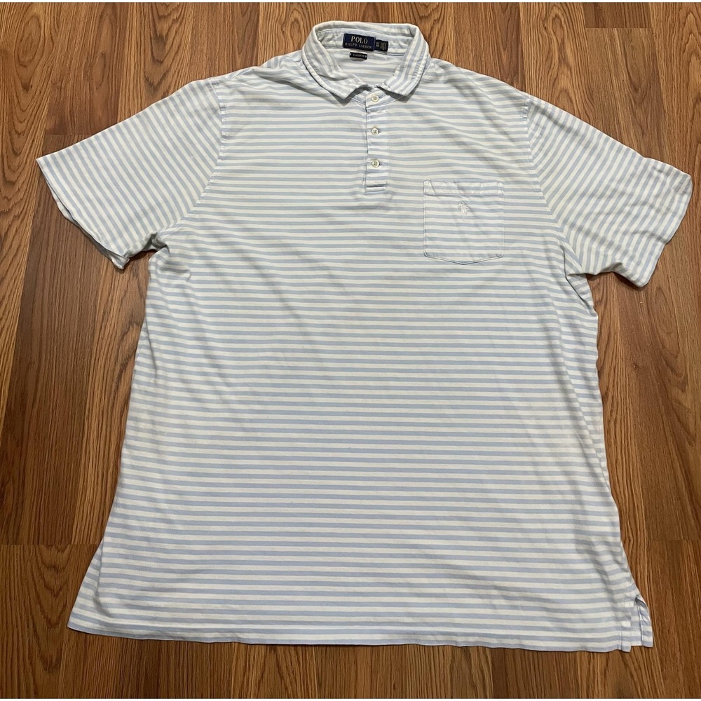 Polo Ralph Lauren Polo Mens Extra Large Classic Fit Striped Blue